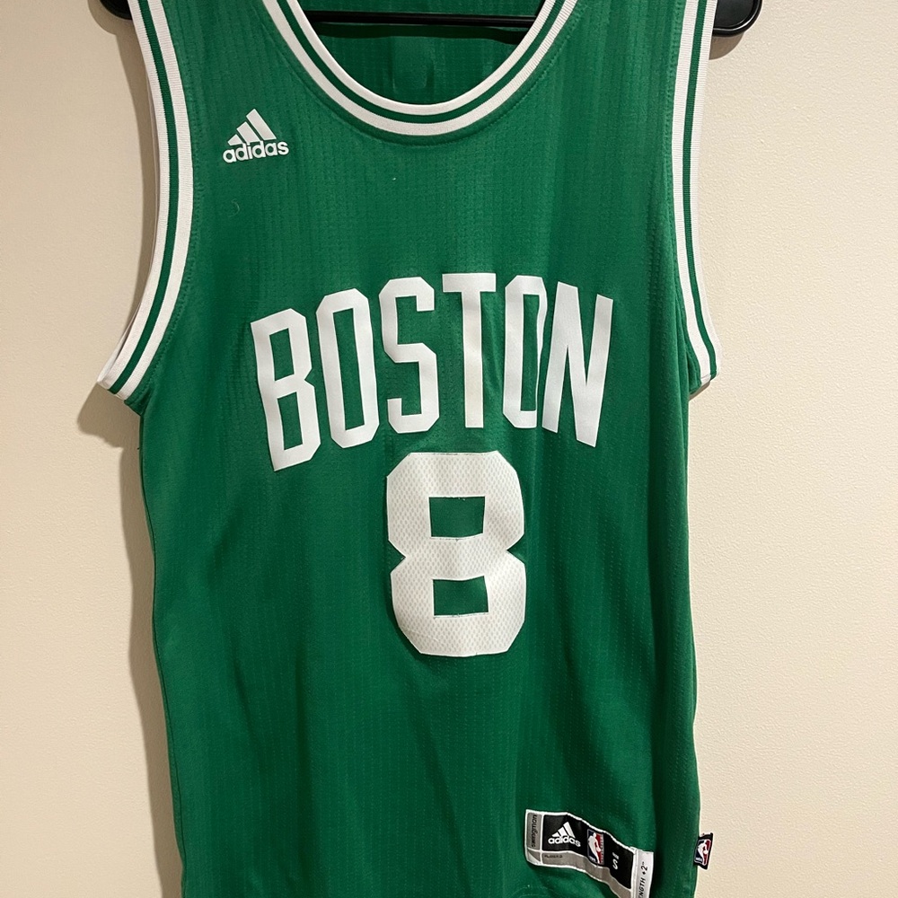 Jonas Jerebko Adidas Green Boston Jersey with Number 8
